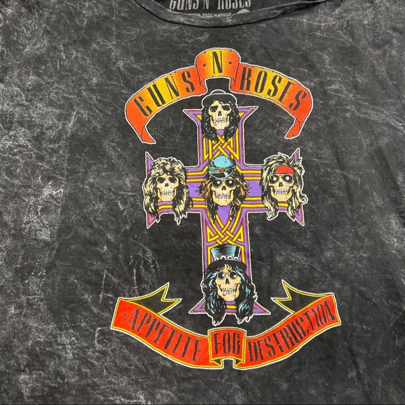 1988 Vintage Guns N Roses GNR Appetite for Destruction Tour T-Shirt  S A030322 - Picture 6 of 7
